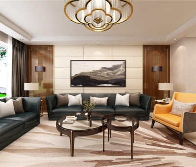 沈陽尚景新世界 港式 170㎡ 四室兩廳兩衛裝修案例圖