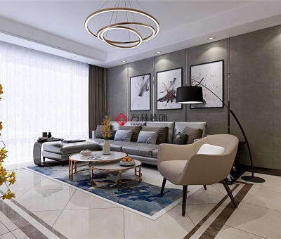 萬科時代之光 260平現代簡約裝修效果圖---隱秘的萬象世界