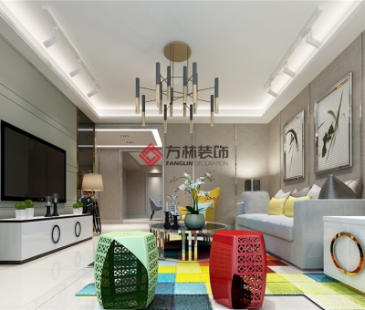 泰和龍庭160平現代簡約裝修效果圖--素可靜心